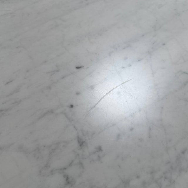 Knoll Saarinen Dining Table, Carrera Marble For Sale - Image 11 of 12