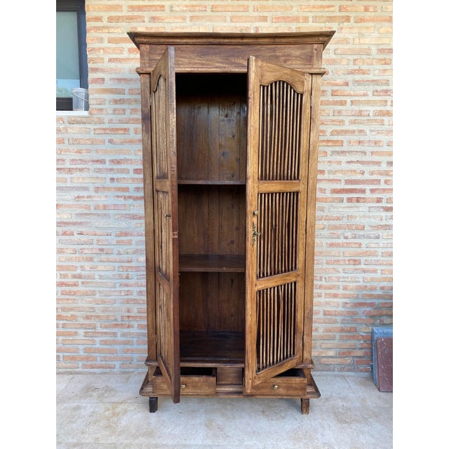 French Provincial 18th Century Cupboard or Cabinet, Wine Rack, Pine, French, Restored For Sale - Image 3 of 18