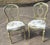 French Antique French Louis XVI Painted Side Chairs - A Pair For Sale - Image 3 of 12