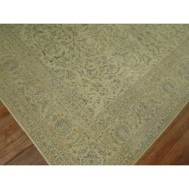 Vintage Kashan Rug, 9'11'' X 13'1'' For Sale - Image 9 of 10