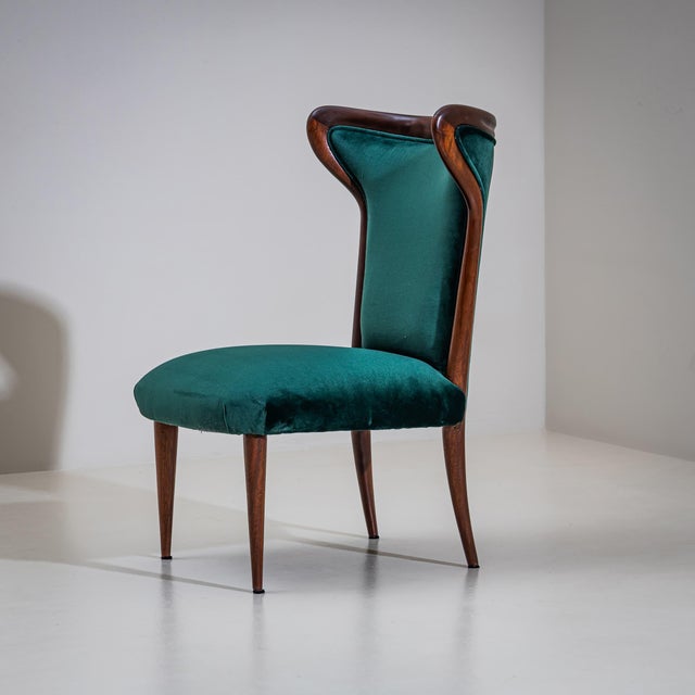 1950s Pair of Lounge Chairs, Italy, 1950s For Sale - Image 5 of 18