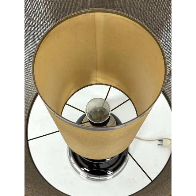 Space Age Table Lamp in Chrome and Lacquer, Italy, 1970s For Sale - Image 6 of 11