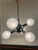 Mid 20th Century Modern Chrome Sputnik Style Swag Lamp Chandelier For Sale - Image 10 of 11