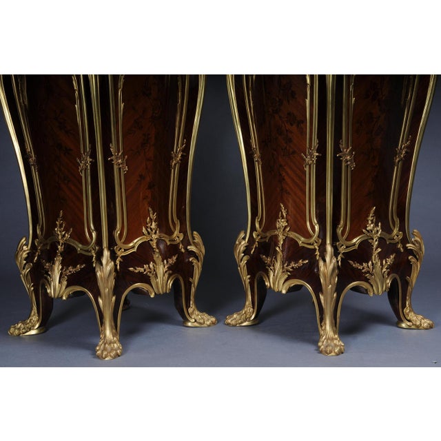 20th Century Ormolu Pedestals in the style of Joseph-Emmanuel Zwiener, Set of 2 For Sale - Image 5 of 18