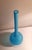 Mid-Century Modern 1960s Carlo Moretti for Rosenthal-Netter Murano 10" Sky Blue Frosted Satin Glass Vase For Sale - Image 3 of 5