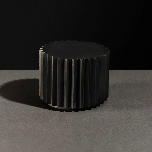 Doris Cast Bronze, Blackened Bronze & Aluminum Coffee Table Set by Fred & Juul, Set of 3 For Sale - Image 4 of 9