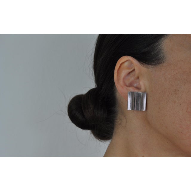 Clips-on Earrings by Nanna Ditzel for Georg Jensen, Set of 2 For Sale - Image 13 of 14