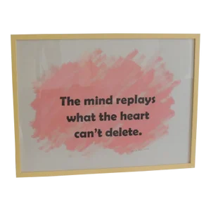 Framed Word Art Print on Paper by Ted Baker Art Work