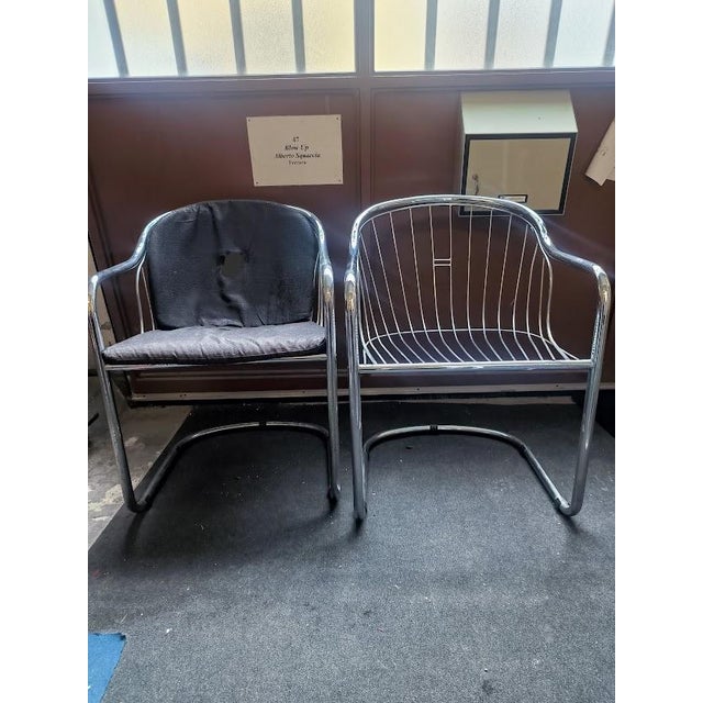 Vintage Italian Sabrina Chairs by Gastone Rinaldi for Rima, 1970s, Set of 4 For Sale - Image 18 of 18