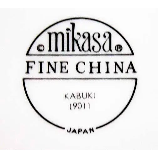 Ceramic Mikasa China Kabuki Pattern - Service for 12 For Sale - Image 7 of 8