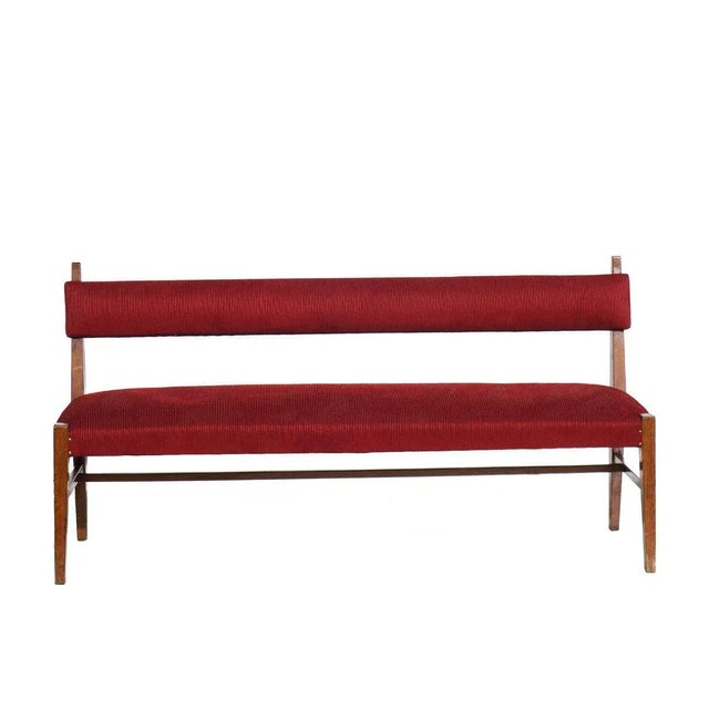Italian Wooden Bench, 1950s, in Flawless conditions. Designed 1950 to 1959