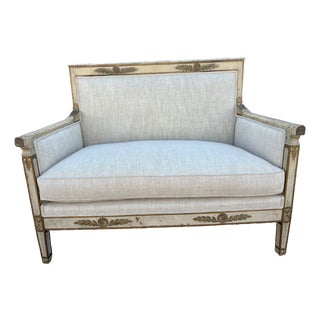 19th Century French Louis XVI Style Loveseat For Sale