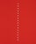 Lucio FONTANA (1899-1968) Concetto Spaziale Rosso Original silkscreened and perforated poster On heavy poster paper, 50 x...