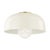 Contemporary Mitzi Avery 14 in. 1 Light Flush Mount in Aged Brass and Cream Finish For Sale - Image 3 of 3