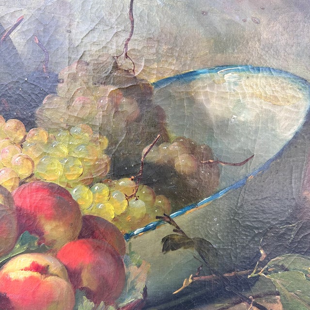 Alfred-Arthur Brunel De Neuville, Bodegón De Frutas, 1800s, Oil on Canvas For Sale - Image 16 of 18