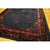 Textile 1920s Antique Navy Floral Oriental Chinese Art Deco Rug in Mandarin Quality For Sale - Image 7 of 11