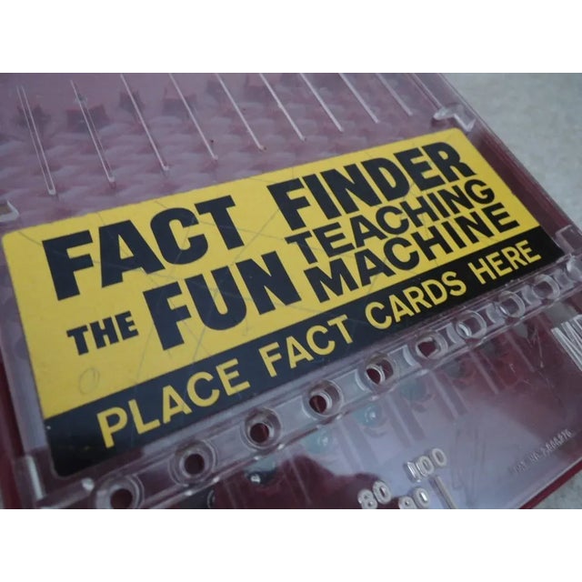 1960s 1962 Fact Finder Teaching Machine Game MB Board Game For Sale - Image 5 of 13