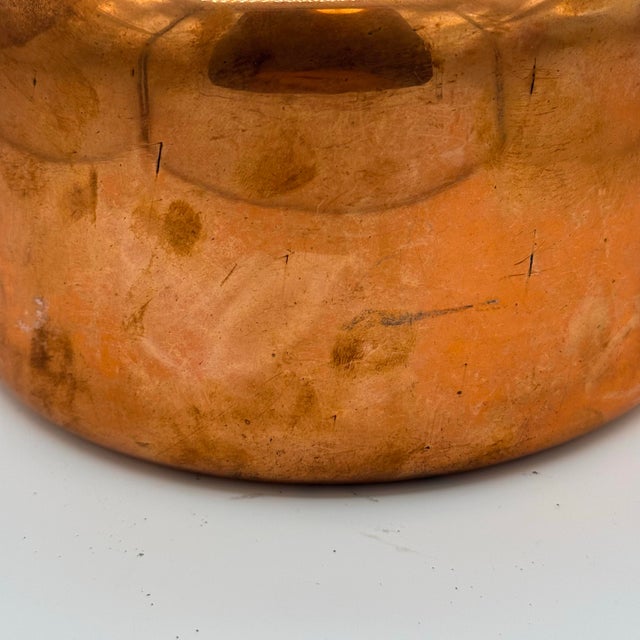 Vintage L’Etoile Fantuzzi Chile Copper Kettle With Wood Handle For Sale - Image 9 of 12