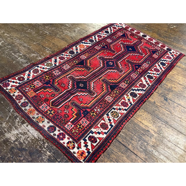 1920s Antique Lori Rug in Wool, 1920s For Sale - Image 5 of 18