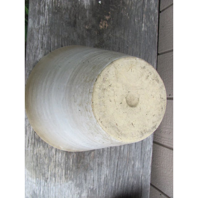 Zaneville Pottery "Homespun" Tapered Planter For Sale In Providence - Image 6 of 8