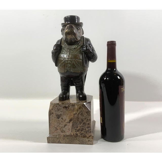 Dog in Hat and Topcoat Statue For Sale - Image 4 of 10