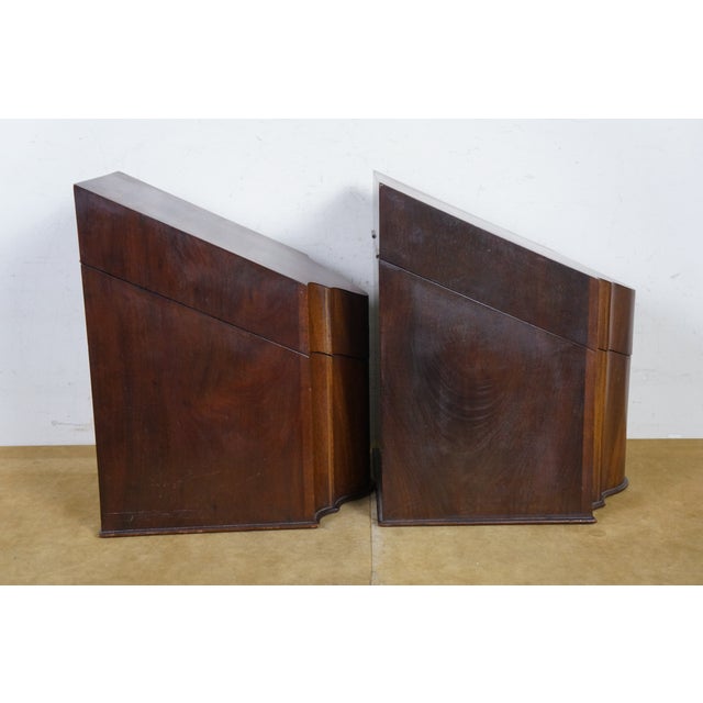 Antique Late 18th C. English George III Mahogany Fitted Cutlery Knife Boxes Pair For Sale - Image 9 of 17