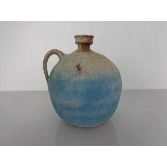 Minimalist studio ceramic vase by Elke & Elmar Kubicek from the 1960s. This piece has an attribution mark, I am sure that...