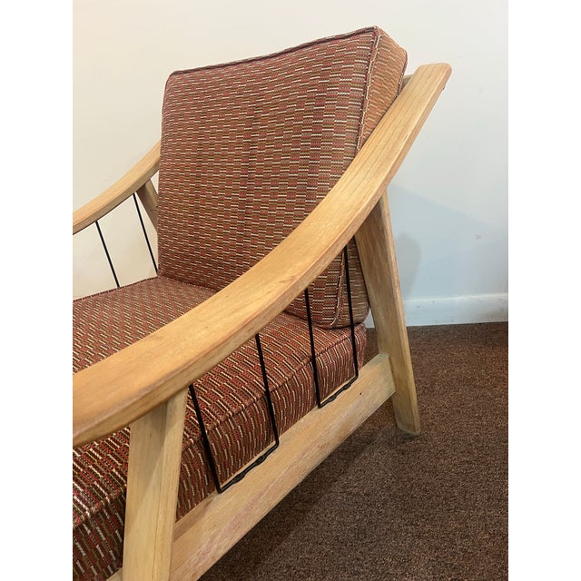 Mid Century Modern MCM Fox Manufacturing Lounge Chair For Sale - Image 10 of 11