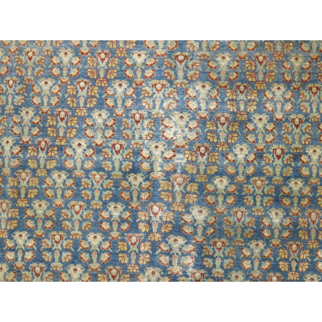 Denim Blue Antique Persian Joshegan Rug, Early 20th Century For Sale - Image 4 of 18