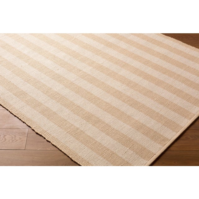 Traditional Harbor Handmade Rug Beige 9x12 For Sale - Image 3 of 4