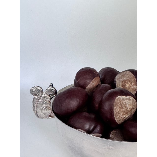 Wallace Silversmiths Squirril Motif Nut Bowl / Candy Dish For Sale In Seattle - Image 6 of 16