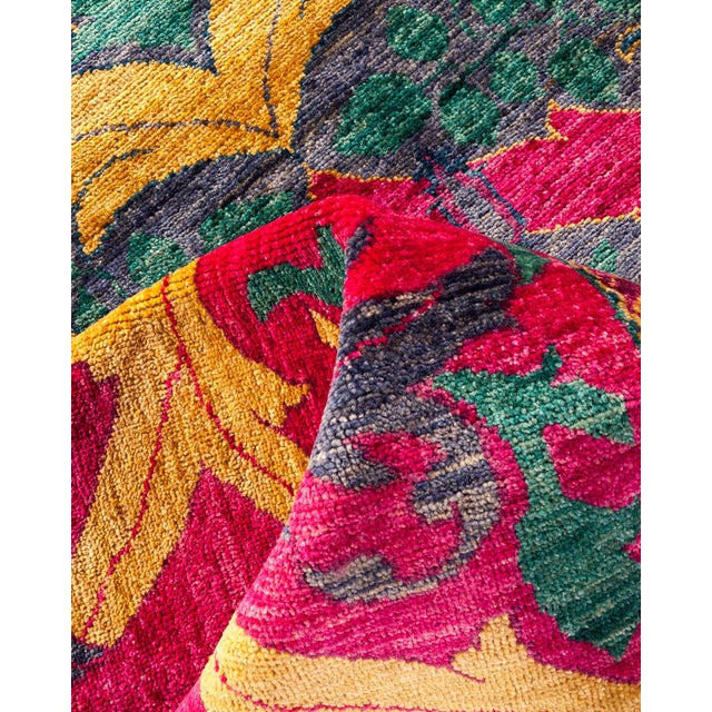 Textile Arts & Crafts Collection Hand-Knotted Wool Area Rug - 9' 1" X 12' 0" For Sale - Image 7 of 10
