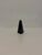 Postmodern Postmodern Faceted Black Ceramic Bud Vase, 1990s For Sale - Image 3 of 12