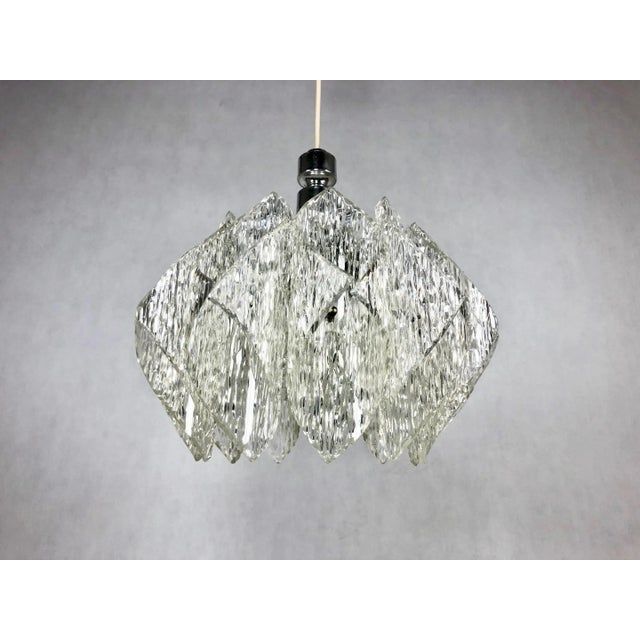 Space Age Acrylic Glass Pendant Lamp, 1960s For Sale - Image 9 of 11