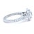 Gia Platinum Round Brilliant Cut Diamond Halo Ring 1.48ct 5.8g, Size 3.75 For Sale - Image 6 of 11