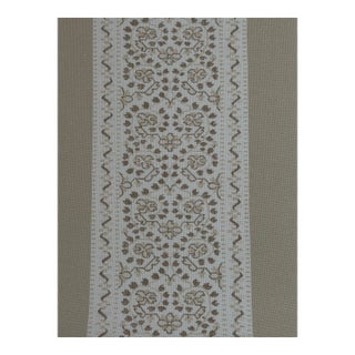 Schumacher Mark Sikes 180742 Jasmine Indoor Outdoor Neutral Fabric 4 Yards For Sale