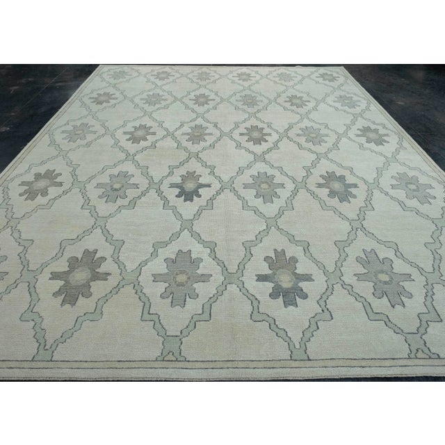 Turkish Oushak Rug 10'4" x 13'7" #18083 Explore a curated collection of hallway runners, wool rugs, and handmade...
