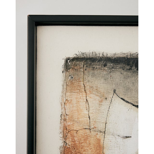 Diane Petry Abstract Paint on Gauze, Framed, by Diane Petry For Sale - Image 4 of 17