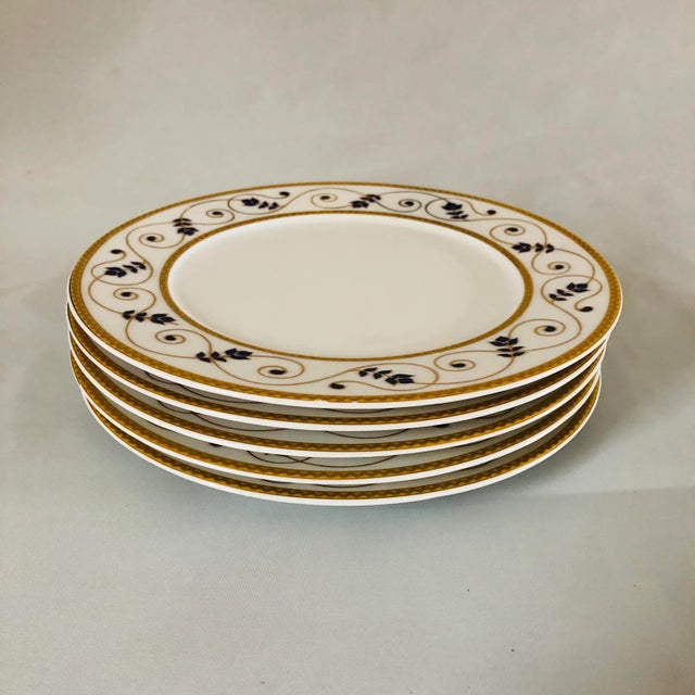 90s Wa?brzych Porcelain Salad Plates S /5 For Sale In New York - Image 6 of 6