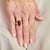 Natural Tourmaline Diamond Ring Size 7 14k W Gold 4.8 TCW Certified For Sale - Image 17 of 18