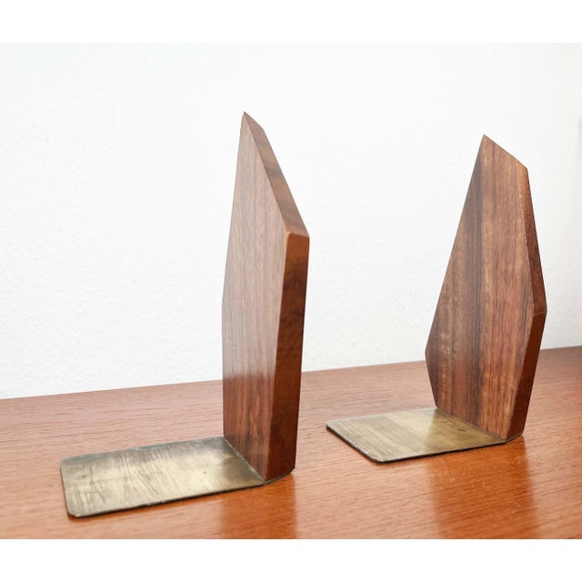 Mid-Century Modern Danish Bookends in Teak, 1960s, Set of 2 For Sale - Image 4 of 18