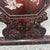 Rosewood Table Screen With Mother of Pearl Inlay, Dragon Phoenix Chinoiserie Desk Decor For Sale In Los Angeles - Image 6 of 8