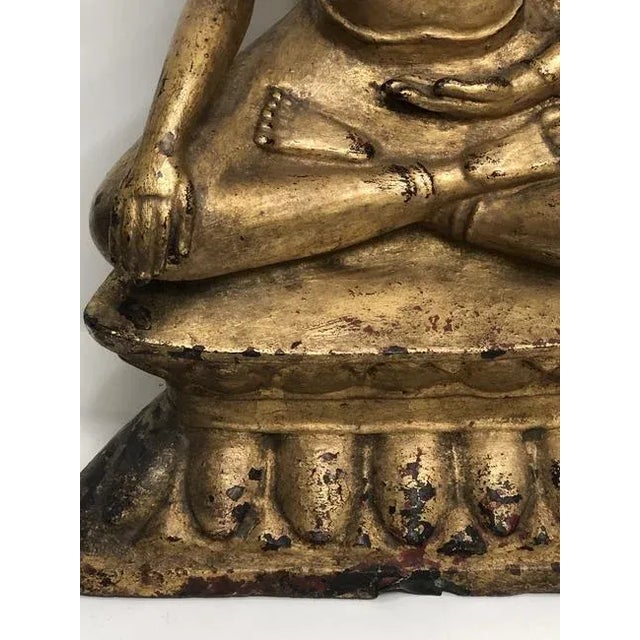 16th Century 15/16th Century Bronze Guild Thai Buddha For Sale - Image 5 of 12