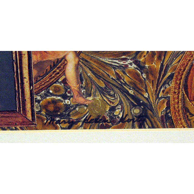 Contemporary Contemporary Mary Helen Horty "Interplay Between Life and Art" Paper Collage/Montage For Sale - Image 3 of 6