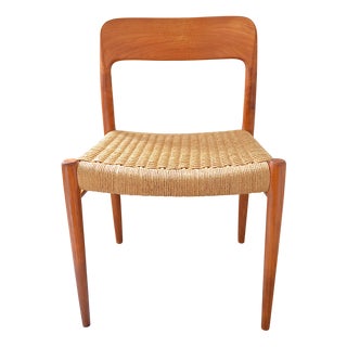 Danish Model 75 Teak Chair by Niels O. Møller for JL Moller, 1950s For Sale