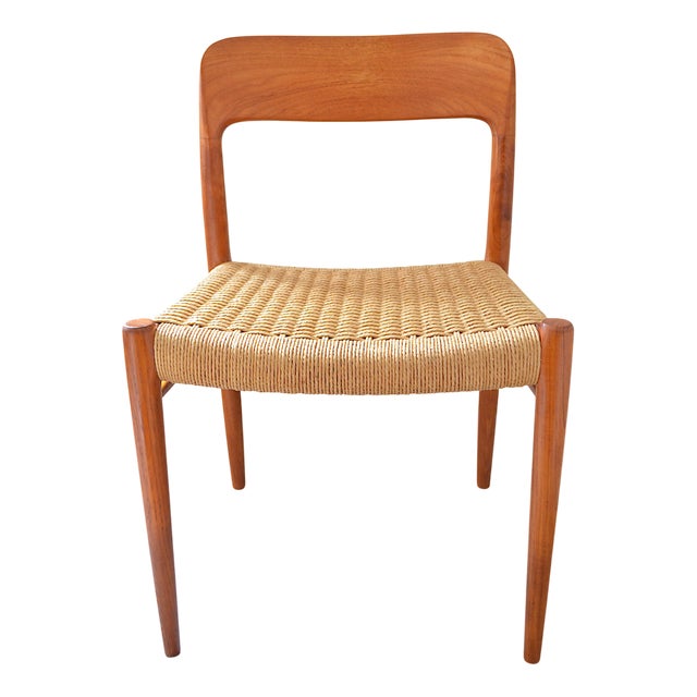 Danish Model 75 Teak Chair by Niels O. Møller for JL Moller, 1950s For Sale