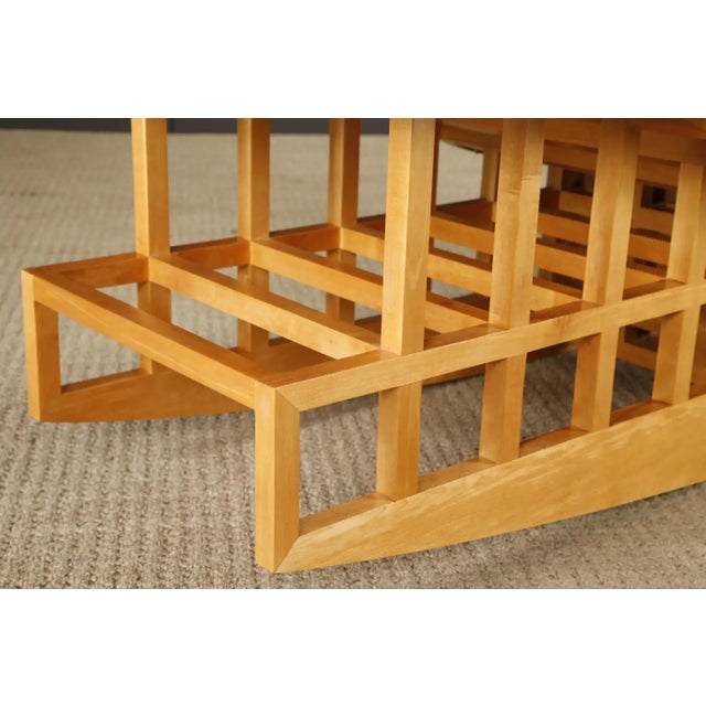 Richard Meier for Knoll International Architectural Rocking Chaise, 1982, Signed For Sale - Image 12 of 18