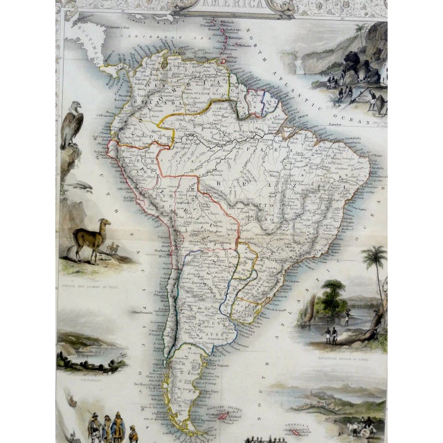 South America Map - Tallis 1851 For Sale - Image 4 of 8