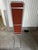 Large modernist cheval mirror dating from the 1970s. The structure is made of bent gray tubular metal, forming both the...