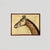 Textile Etiennette Johan, Giraffe, 1930s, Mixed-Media Painting on Canvas, Framed For Sale - Image 7 of 7